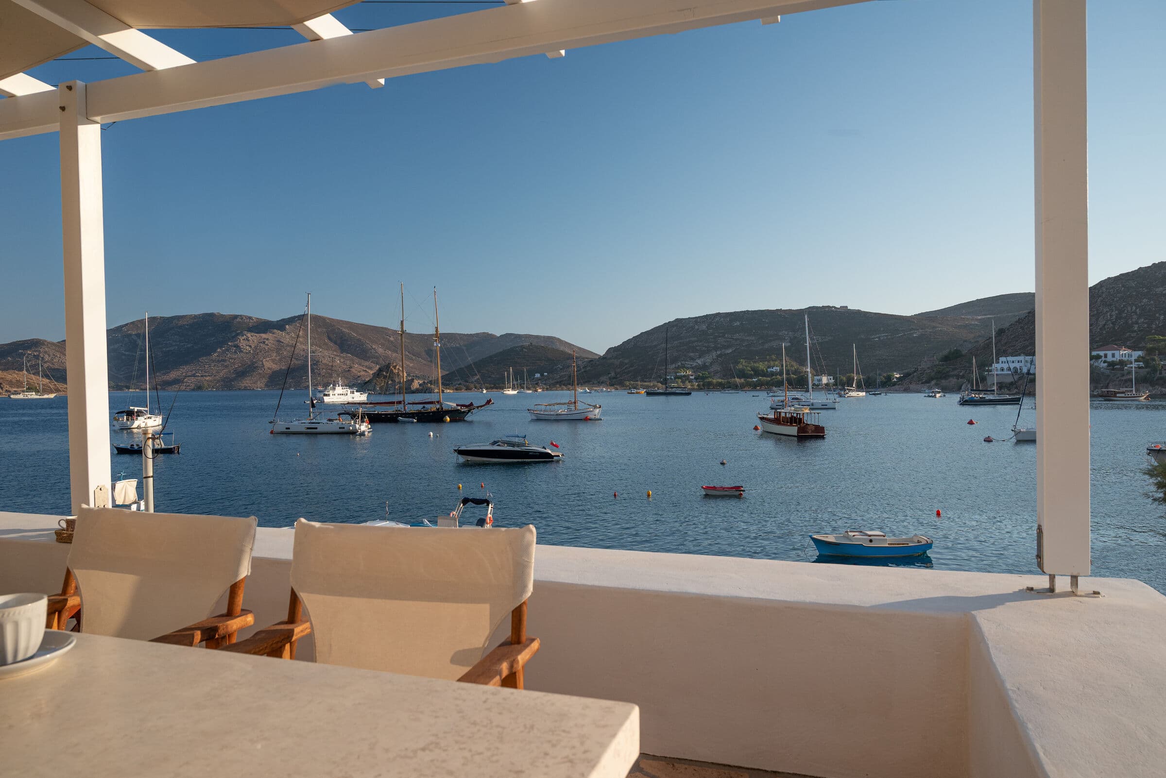 En Plo Above — view across Grikos Bay